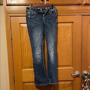 Miss Me Dark Blue Boot Cut Jeans